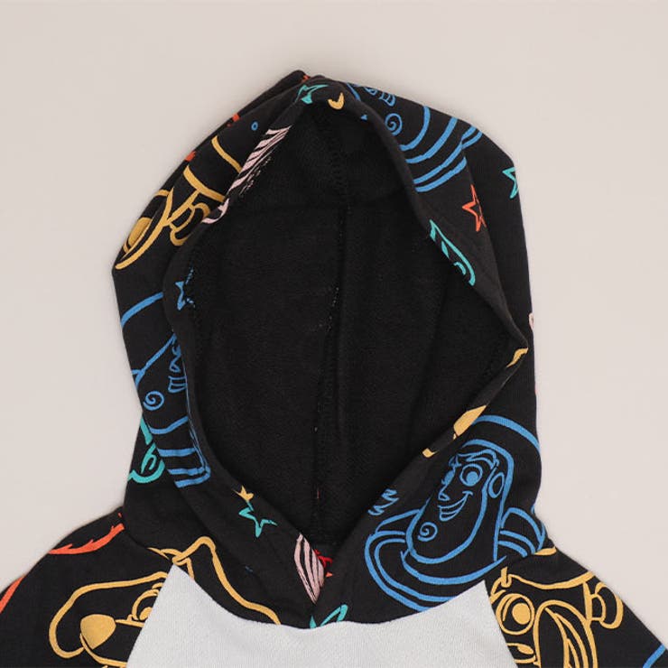 親子お揃い ディズニー トイ・ストーリー 総柄切替パーカー 1006K | BABYDOLL | 詳細画像7 