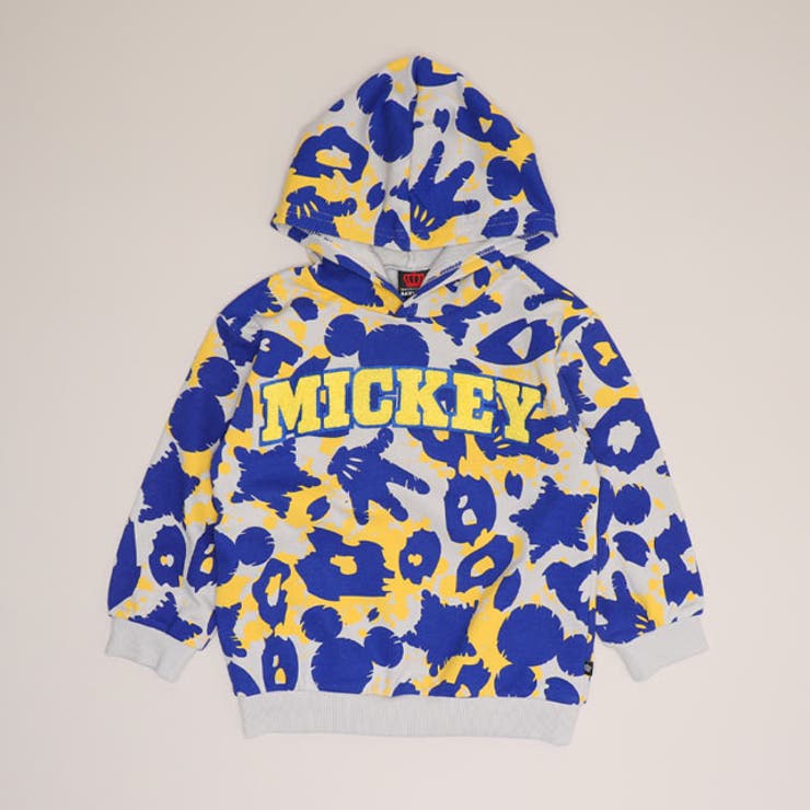 ミッキー | 親子お揃い ディズニー アニマル総柄パーカー 1008K | BABYDOLL