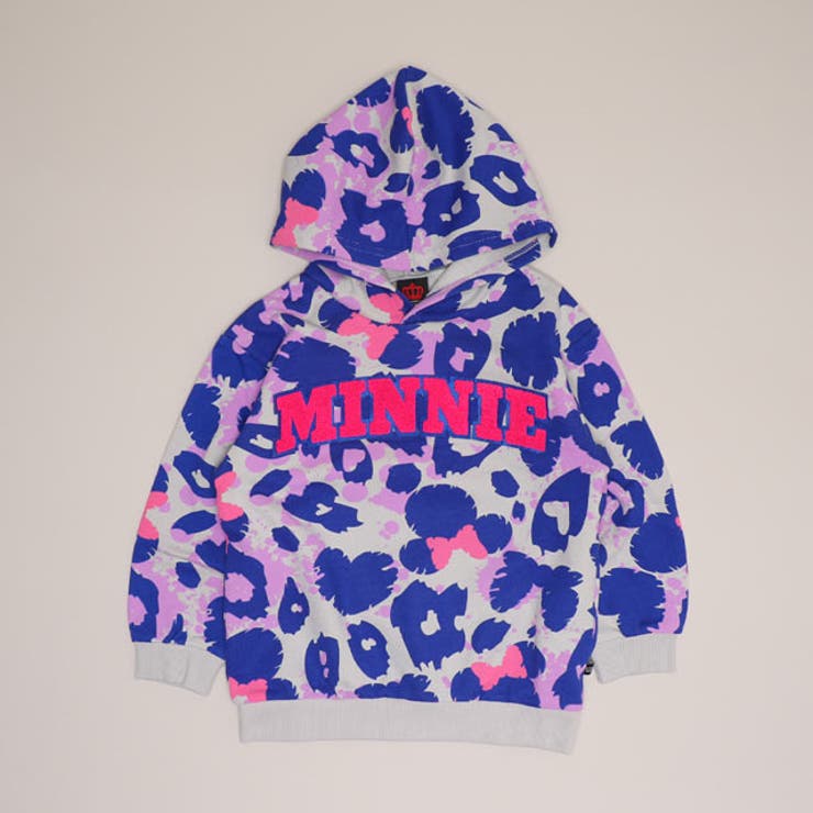 ミニー | 親子お揃い ディズニー アニマル総柄パーカー 1008K | BABYDOLL
