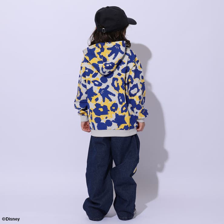 親子お揃い ディズニー アニマル総柄パーカー 1008K | BABYDOLL | 詳細画像3 