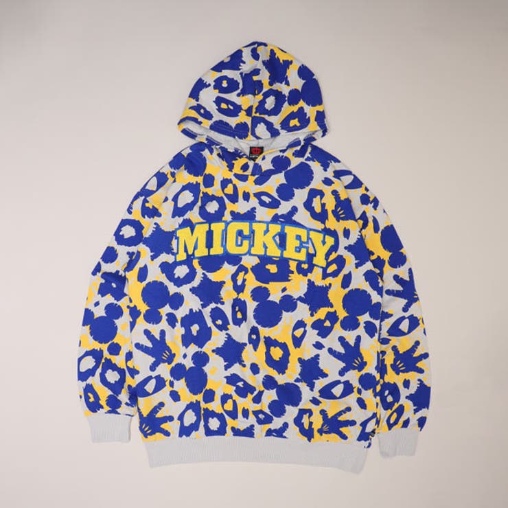ミッキー | 親子お揃い ディズニー アニマル総柄パーカー 1008A | BABYDOLL
