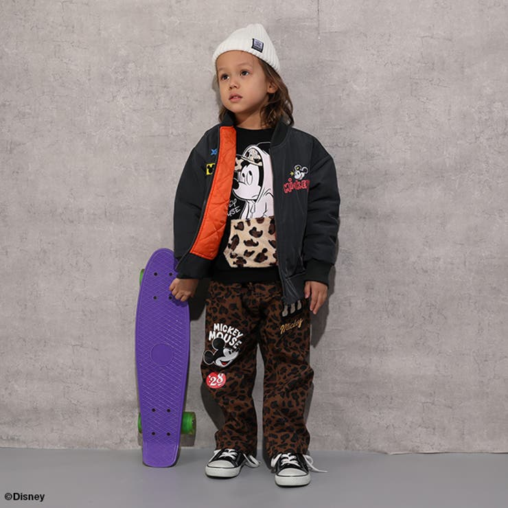 親子お揃い ディズニー アニマル柄ボアポケットトレーナー 1009K | BABYDOLL | 詳細画像6 