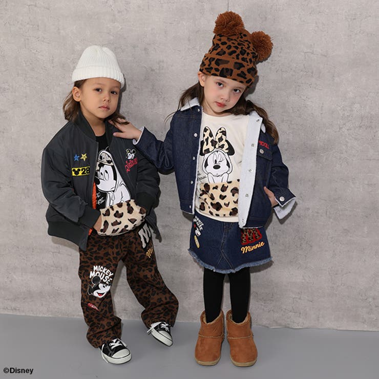 親子お揃い ディズニー アニマル柄ボアポケットトレーナー 1009K | BABYDOLL | 詳細画像12 