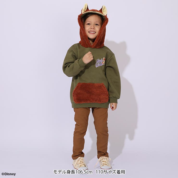 ディズニー なりきるフードボア裏起毛パーカー 1013K | BABYDOLL | 詳細画像2 