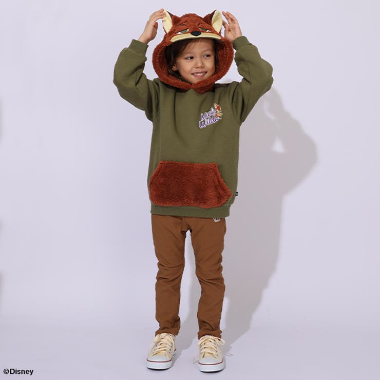 ディズニー なりきるフードボア裏起毛パーカー 1013K | BABYDOLL | 詳細画像4 