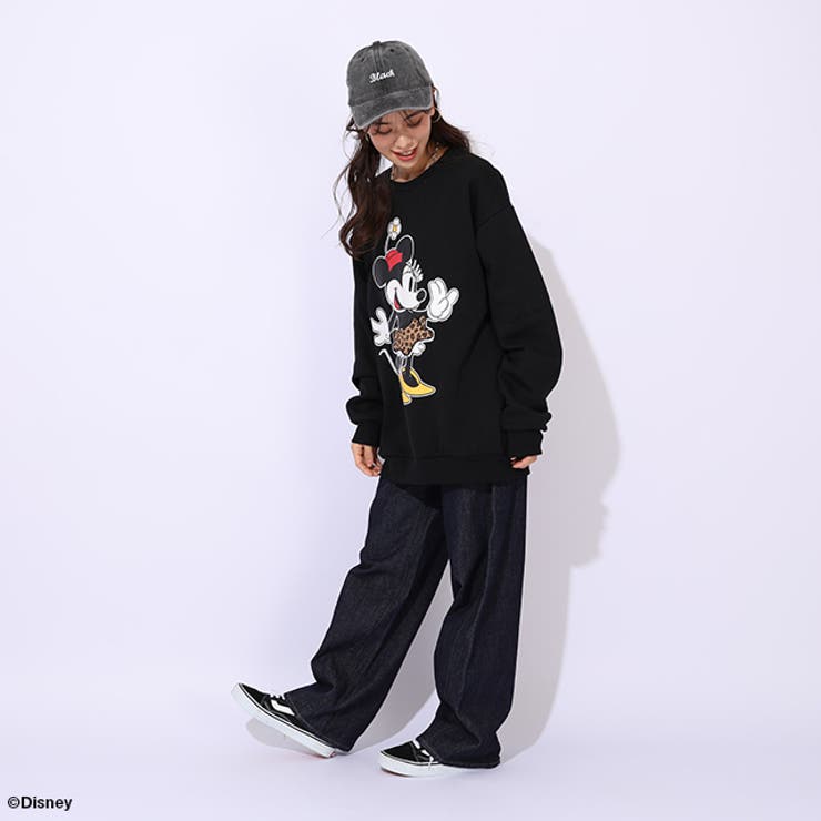 親子お揃い ディズニー ヒョウ柄裏起毛トレーナー 1014A | BABYDOLL | 詳細画像5 