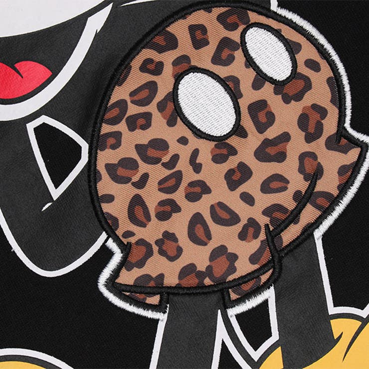 親子お揃い ディズニー ヒョウ柄裏起毛トレーナー 1014A | BABYDOLL | 詳細画像14 