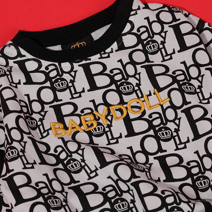 親子お揃い BIGモノグラムトレーナー 1042K (ボトムス別売り) | BABYDOLL | 詳細画像10 