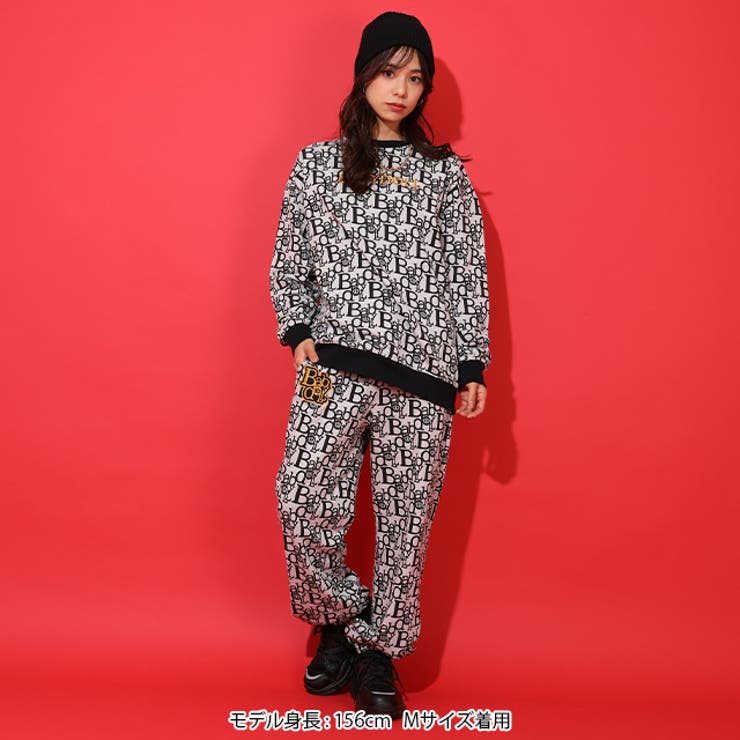 親子お揃い モノグラムロングパンツ 1044A (トップス別売り) | BABYDOLL | 詳細画像2 