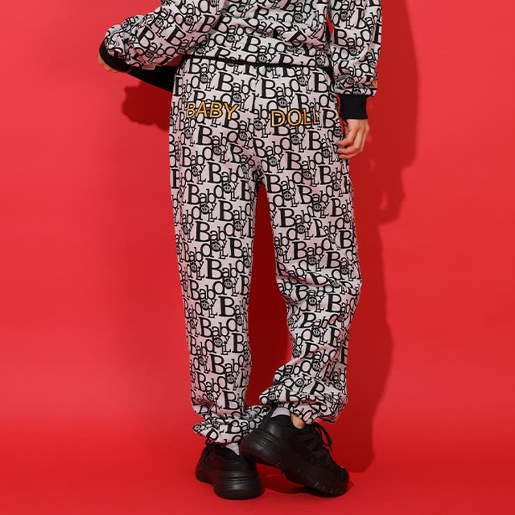 親子お揃い モノグラムロングパンツ 1044A (トップス別売り) | BABYDOLL | 詳細画像6 