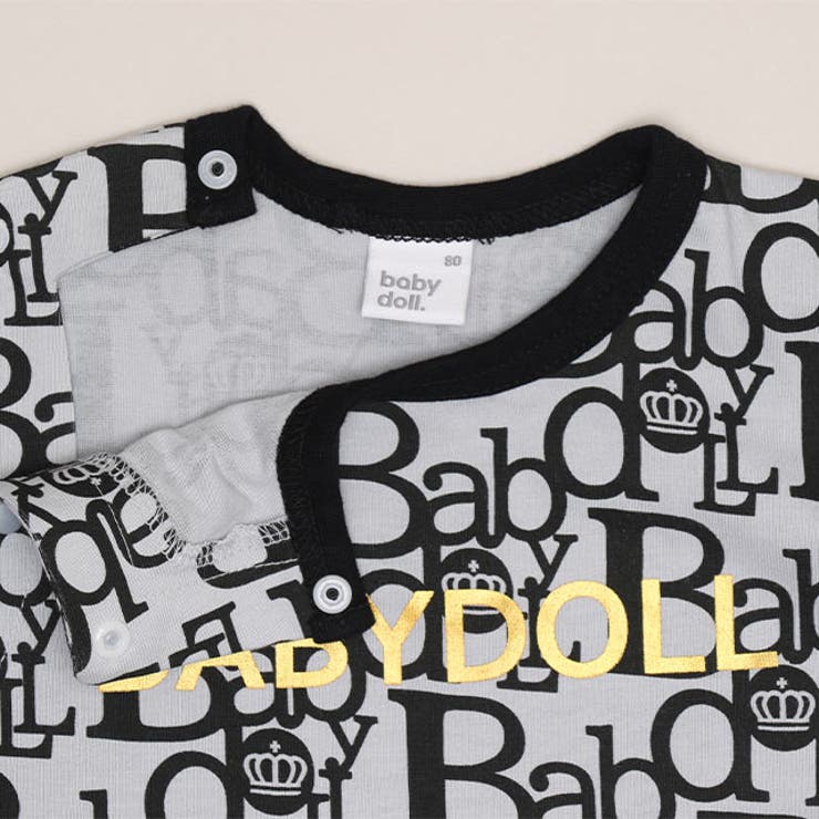 モノグラムロンパース 1047B[品番：BYDK0007736]｜BABYDOLL（ベビー