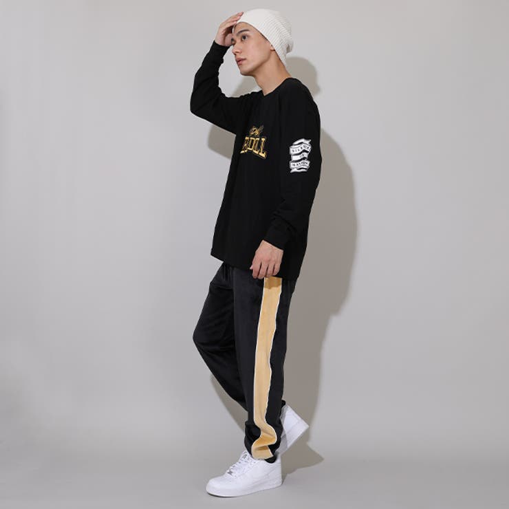 親子お揃い パイピングベロアロングパンツ 1058A (トップス別売り) | BABYDOLL | 詳細画像4 