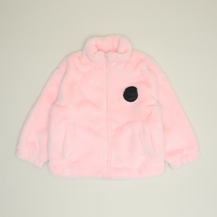 ローズピンク | 親子お揃い バックロゴファーアウター 1110K | BABYDOLL