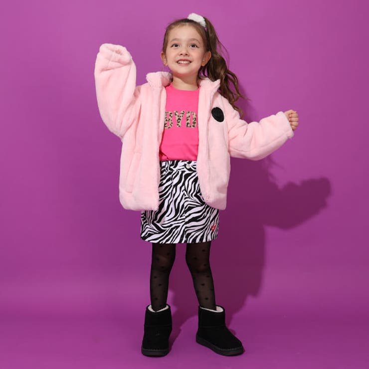 親子お揃い バックロゴファーアウター 1110K | BABYDOLL | 詳細画像6 