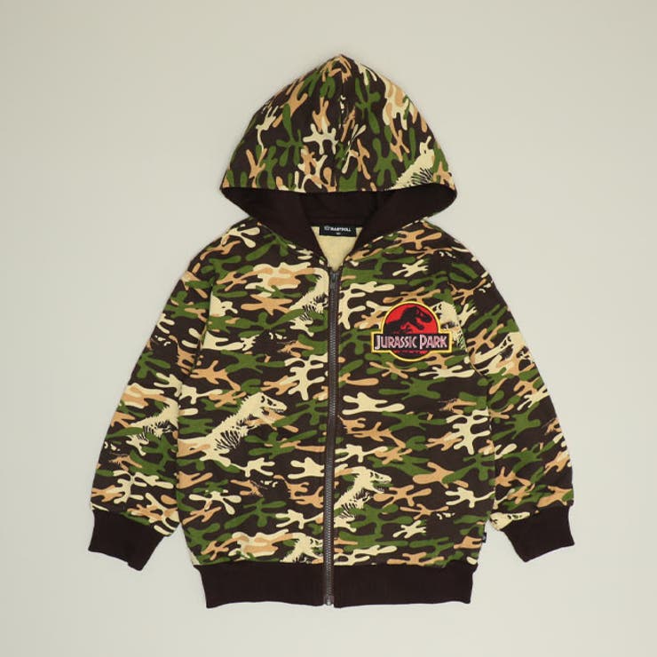 ジュラシックパーク カモフラ総柄ジップパーカー 1122K[品番