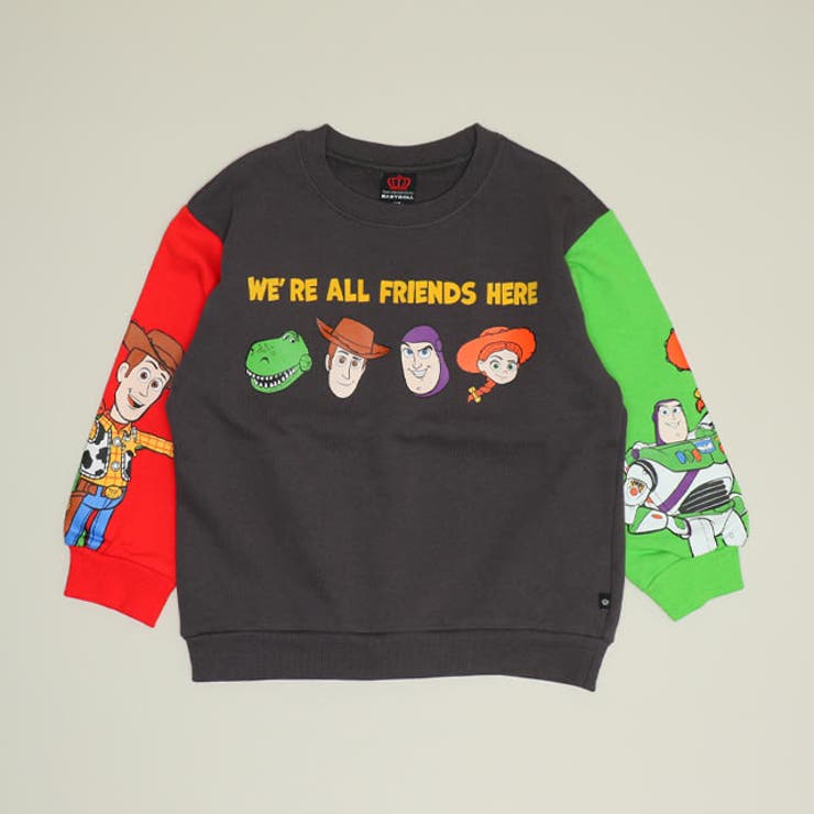 チャコール | 親子お揃い ディズニー トイ・ストーリー キャラクタートレーナー 1138K | BABYDOLL