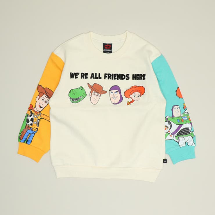 オフホワイト | 親子お揃い ディズニー トイ・ストーリー キャラクタートレーナー 1138K | BABYDOLL