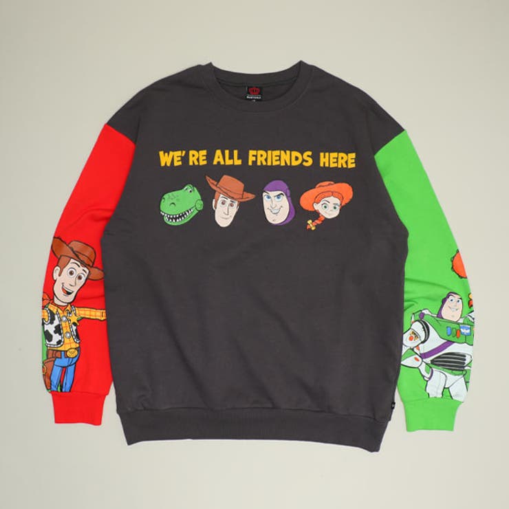 チャコール | 親子お揃い ディズニー トイ・ストーリー キャラクタートレーナー 1138A | BABYDOLL