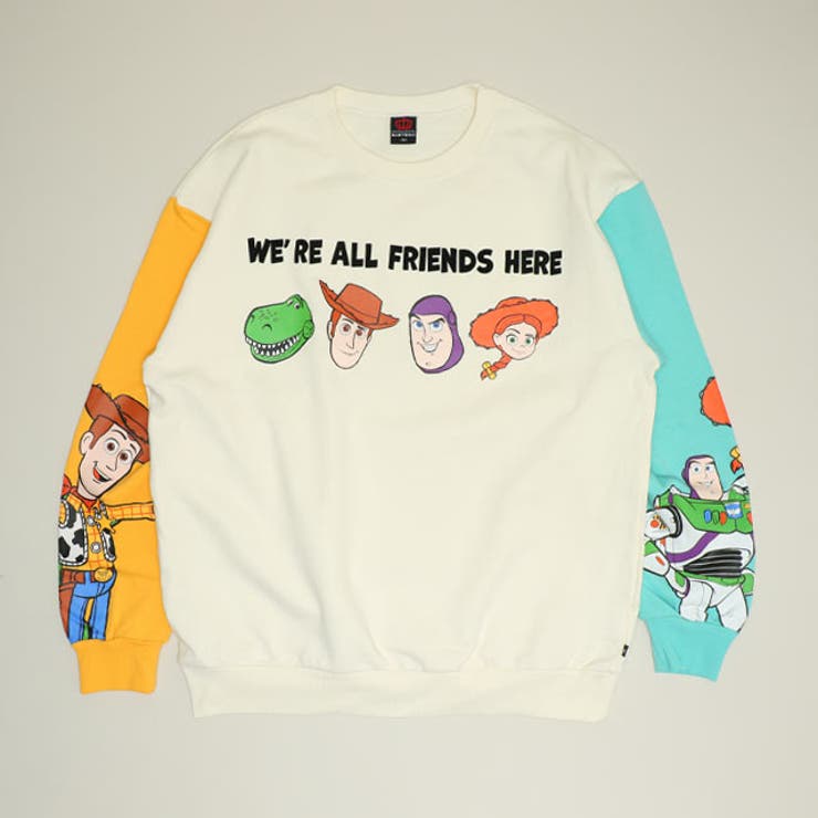 オフホワイト | 親子お揃い ディズニー トイ・ストーリー キャラクタートレーナー 1138A | BABYDOLL