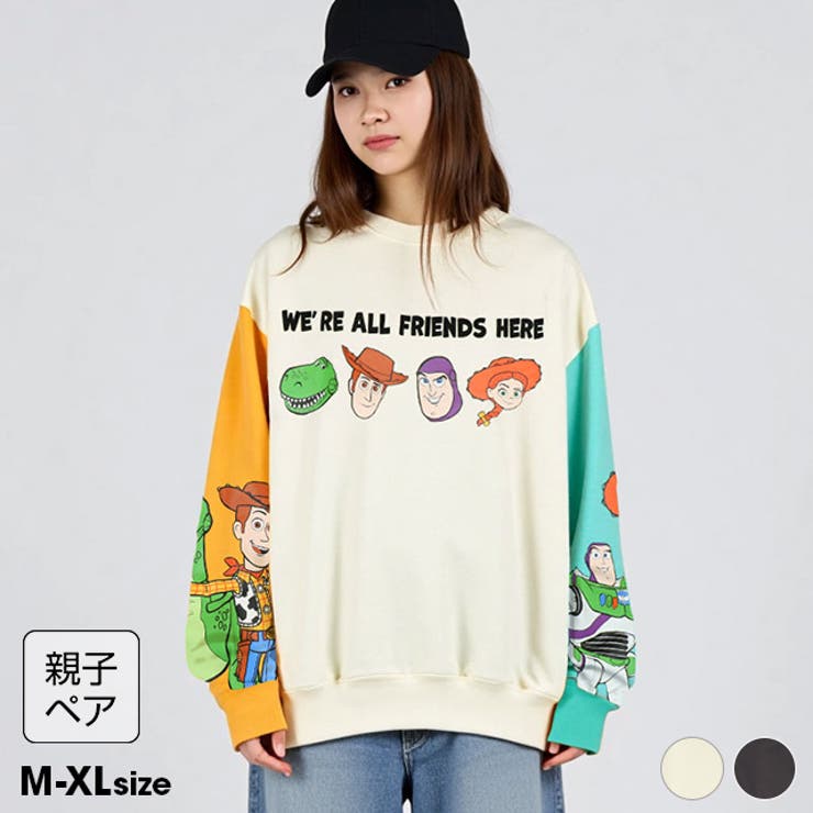 親子お揃い ディズニー トイ・ストーリー キャラクタートレーナー 1138A | BABYDOLL | 詳細画像1 