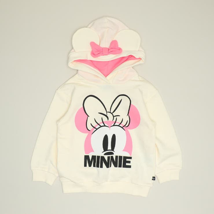 ミニー | 親子お揃い ディズニー キャラクターBIGフェイスパーカー 1139K | BABYDOLL