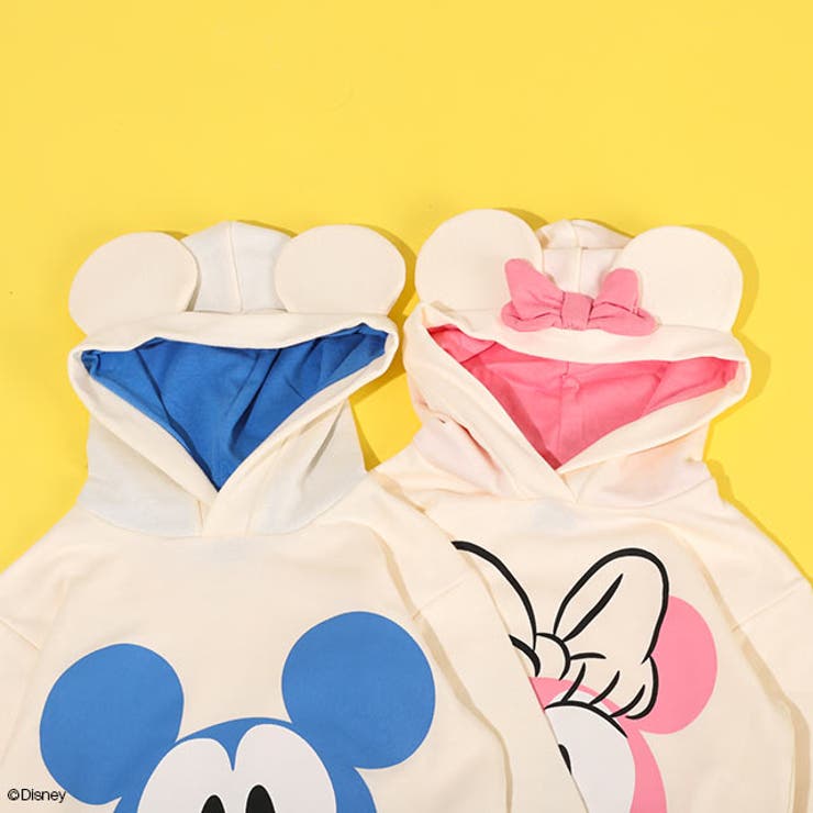 親子お揃い ディズニー キャラクターBIGフェイスパーカー 1139K | BABYDOLL | 詳細画像5 