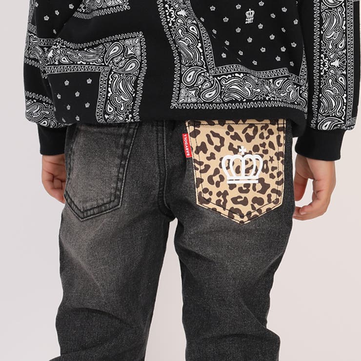 ヒョウ柄ポケットデニムロングパンツ 1180K | BABYDOLL | 詳細画像7 