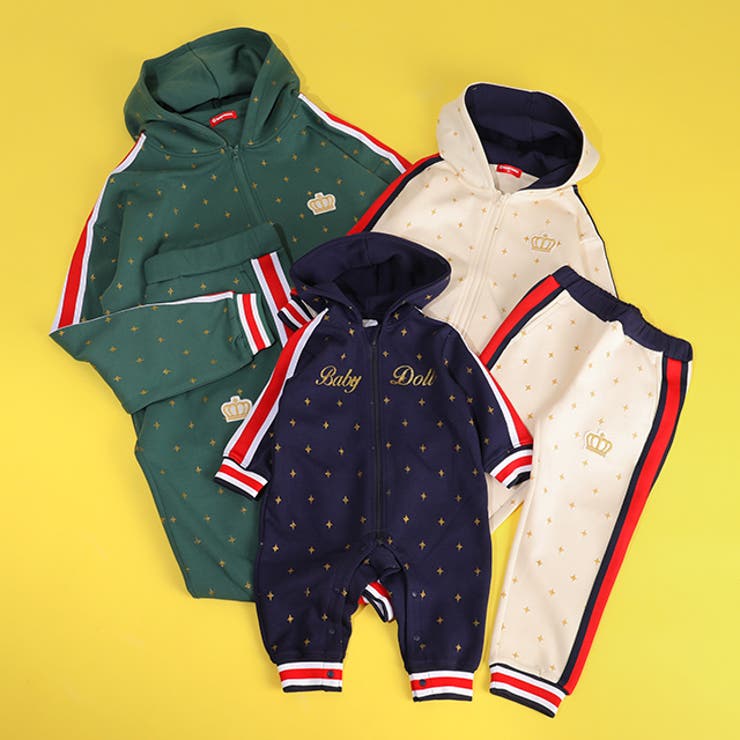 親子お揃い スパークルラインジップパーカー 1186K （ボトムス別売） | BABYDOLL | 詳細画像8 