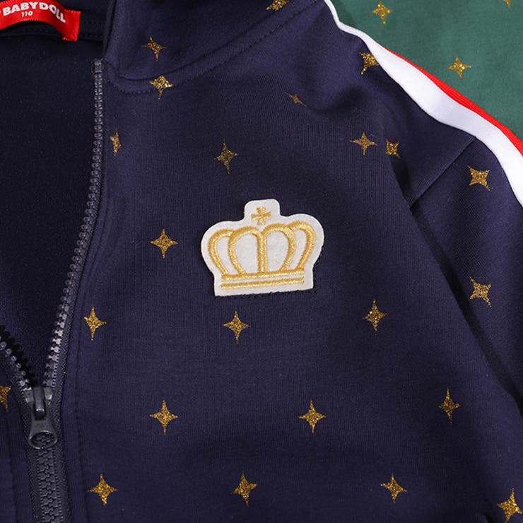 親子お揃い スパークルラインジップパーカー 1186K （ボトムス別売） | BABYDOLL | 詳細画像12 