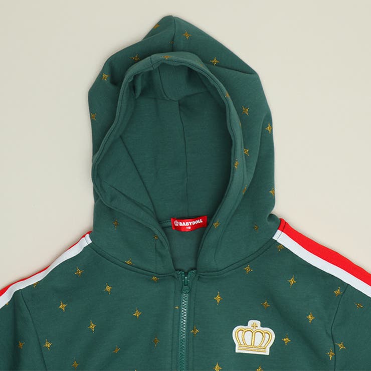 親子お揃い スパークルラインジップパーカー 1186K （ボトムス別売） | BABYDOLL | 詳細画像15 