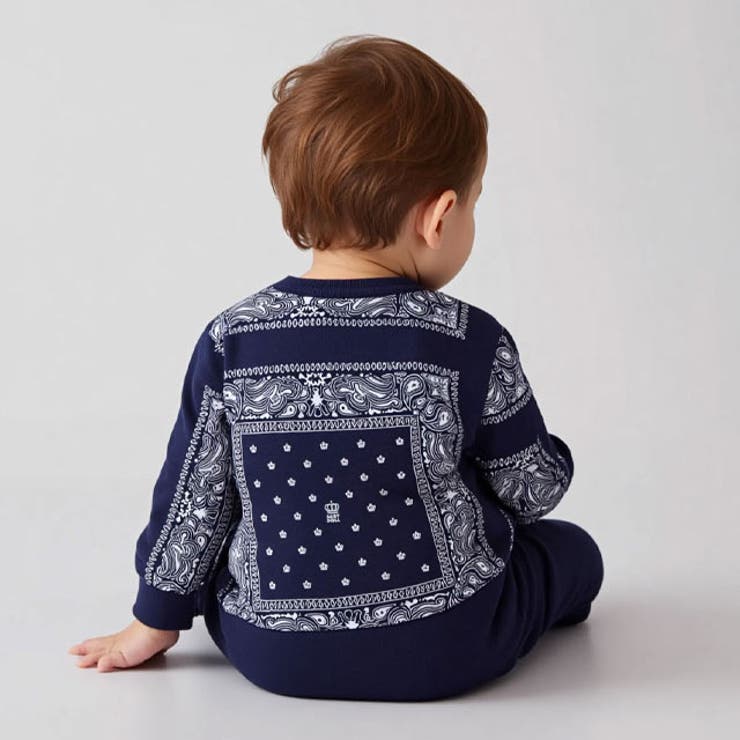 ペイズリーロンパース 1191B[品番：BYDK0007799]｜BABYDOLL（ベビー