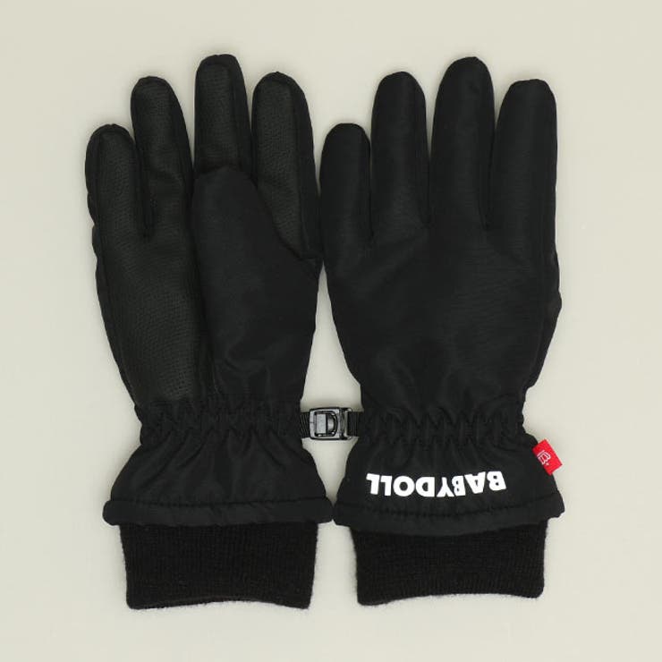 ブラック | 撥水スキーグローブ 1197 | BABYDOLL