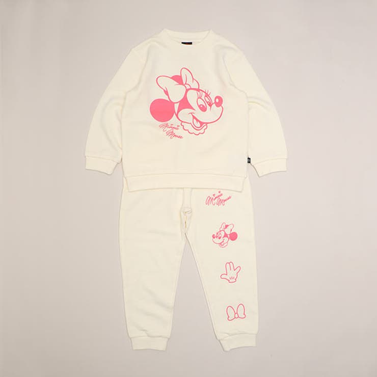 オフホワイト/ミニー | ディズニー キャラクターセットアップ 1204K | BABYDOLL