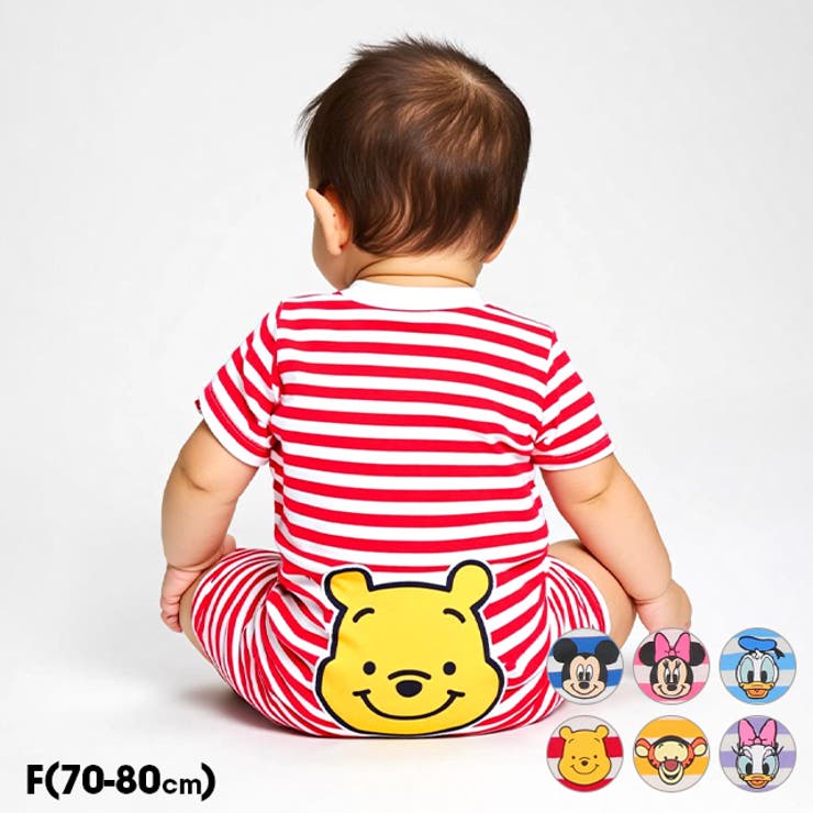 ディズニー おしりキャラクターロンパース 1208B | BABYDOLL | 詳細画像1 