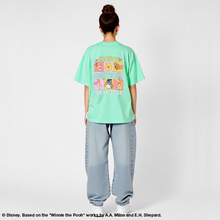 親子お揃い ディズニー WEB限定 バックキャラクターTシャツ 1247A | BABYDOLL | 詳細画像3 