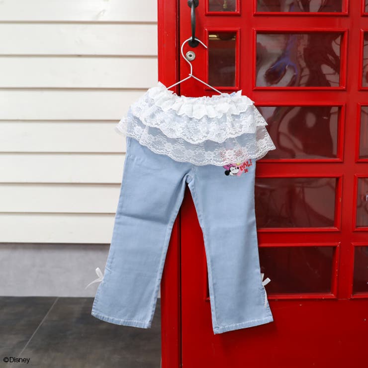 ディズニー レース付フレアデニムロングパンツ 1256K | BABYDOLL | 詳細画像9 