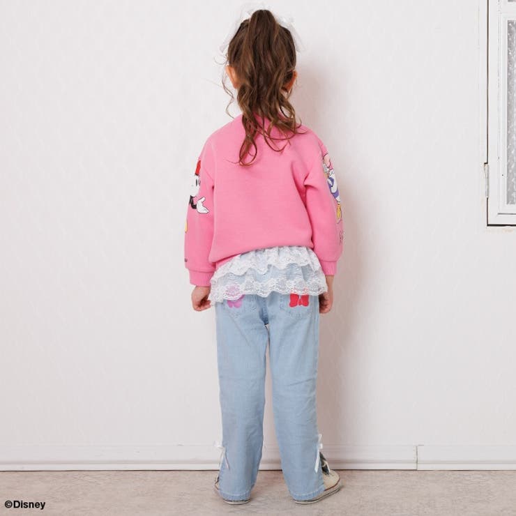 親子お揃い ディズニー 袖キャラクタートレーナー 1258K | BABYDOLL | 詳細画像8 