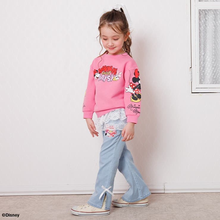親子お揃い ディズニー 袖キャラクタートレーナー 1258K | BABYDOLL | 詳細画像10 