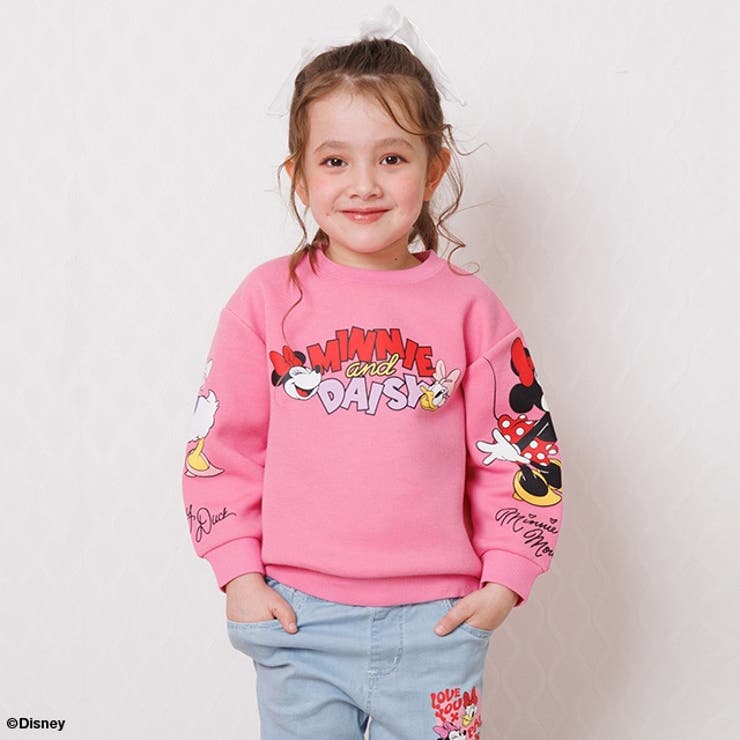 親子お揃い ディズニー 袖キャラクタートレーナー 1258K | BABYDOLL | 詳細画像11 
