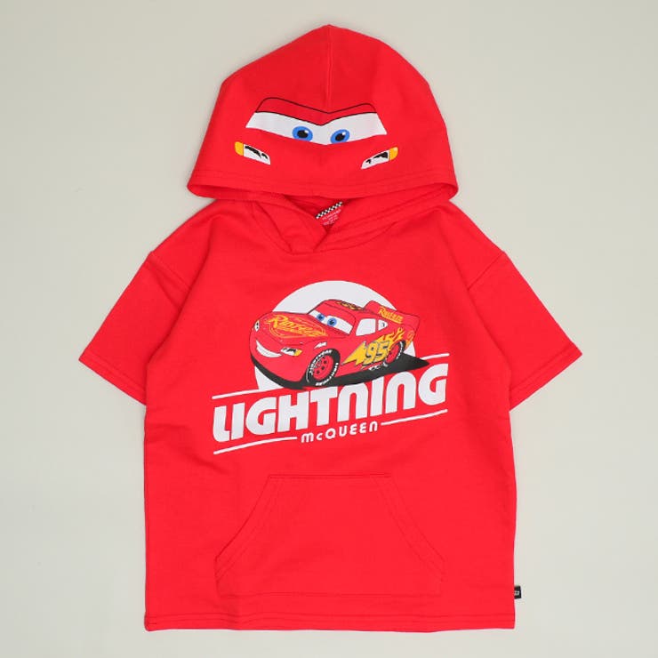 マックィーン | ディズニー カーズ なりきる半袖パーカー 1263K | BABYDOLL