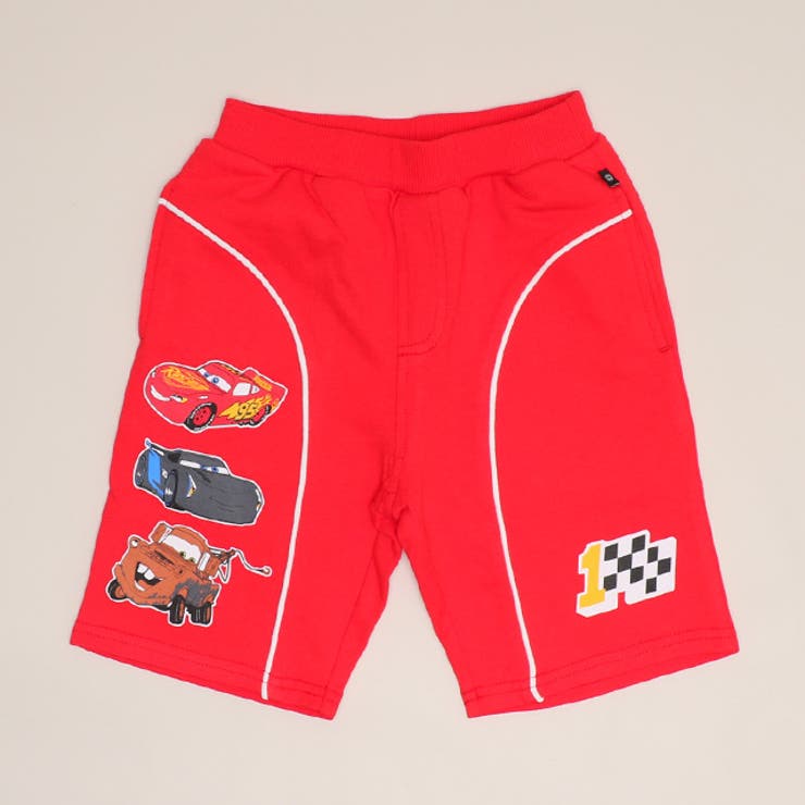 レッド | ディズニー カーズ ロゴハーフパンツ 1267K | BABYDOLL