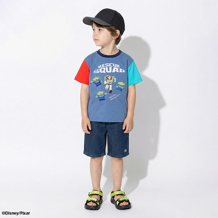 親子お揃い ディズニー トイ・ストーリー クレイジー袖Tシャツ 1274K | BABYDOLL | 詳細画像2 