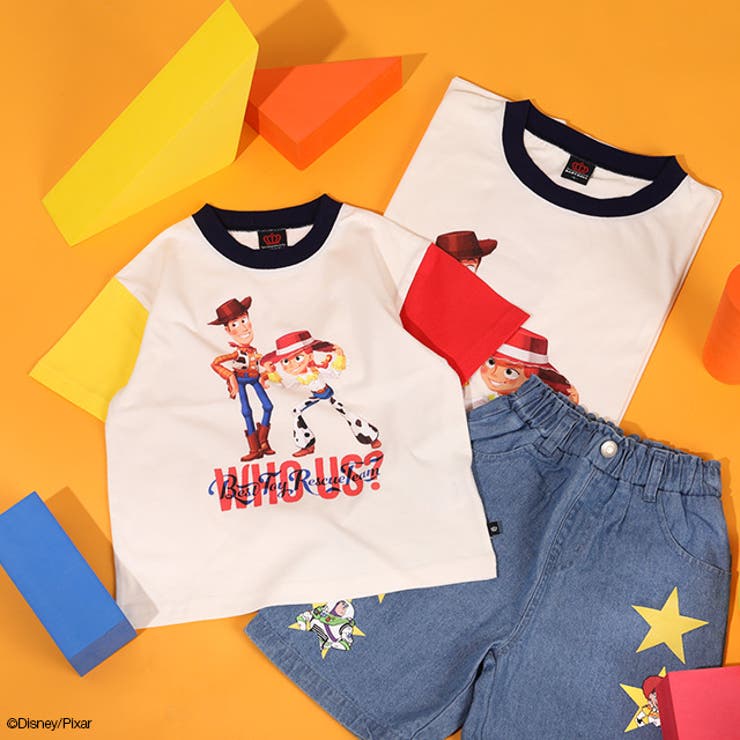 親子お揃い ディズニー トイ・ストーリー クレイジー袖Tシャツ 1274K | BABYDOLL | 詳細画像12 