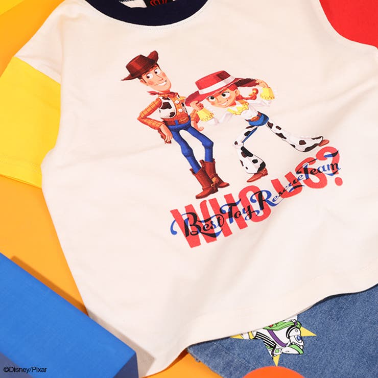 親子お揃い ディズニー トイ・ストーリー クレイジー袖Tシャツ 1274K | BABYDOLL | 詳細画像15 