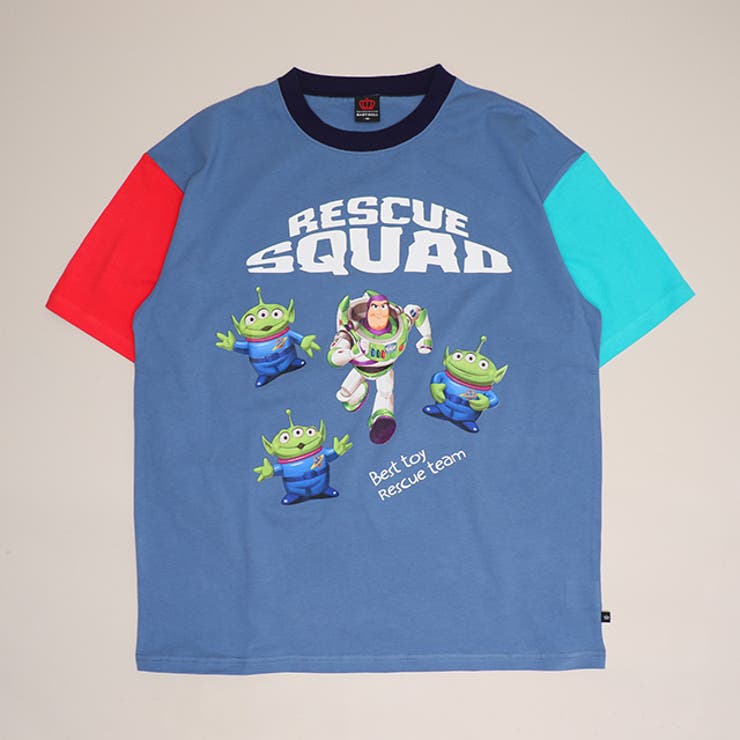 バズライトイヤー | 親子お揃い ディズニー トイ・ストーリー クレイジー袖Tシャツ 1274A | BABYDOLL