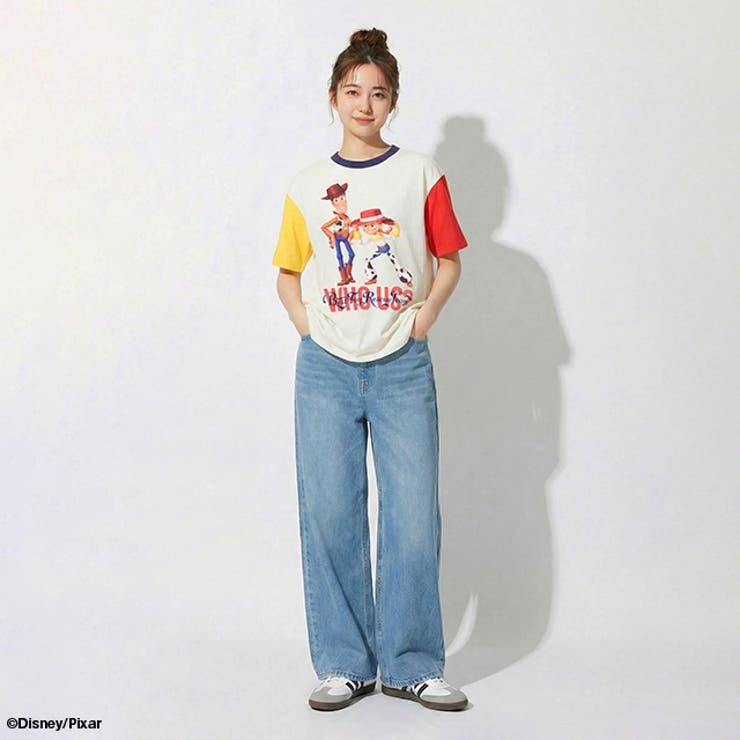 親子お揃い ディズニー トイ・ストーリー クレイジー袖Tシャツ 1274A | BABYDOLL | 詳細画像2 