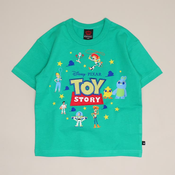 グリーン | ディズニー トイ・ストーリー 刺繍ロゴTシャツ 1275K | BABYDOLL