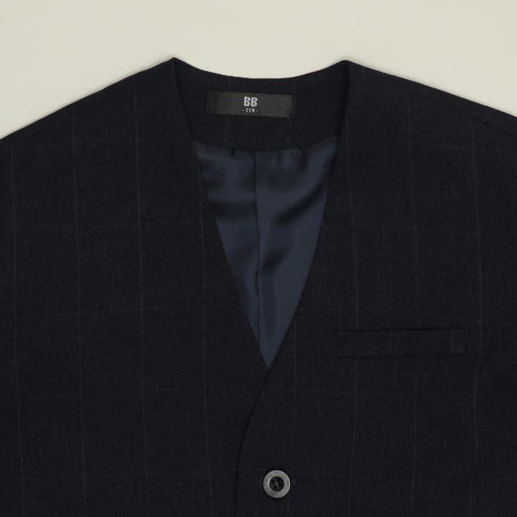 シングルノーカラーフォーマルスーツ×パンツ 3点セット 1280K | BABYDOLL | 詳細画像8 