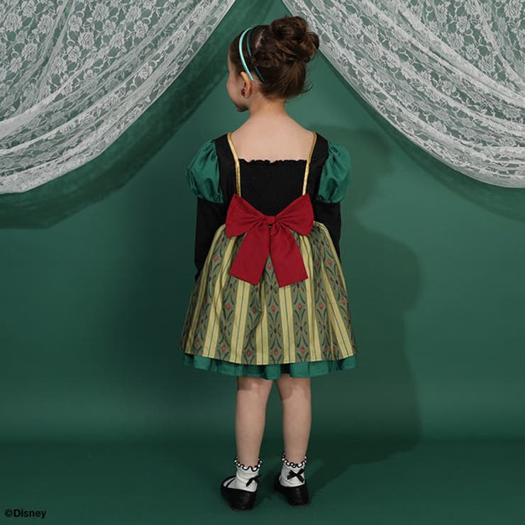 ディズニー アナ戴冠式なりきるドレスワンピース 1294K[品番