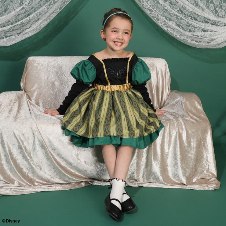 ディズニー アナ戴冠式なりきるドレスワンピース 1294K[品番